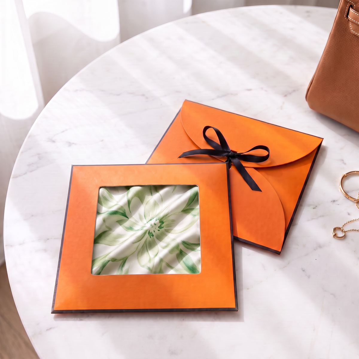 Gift packaging presented in its gift box
