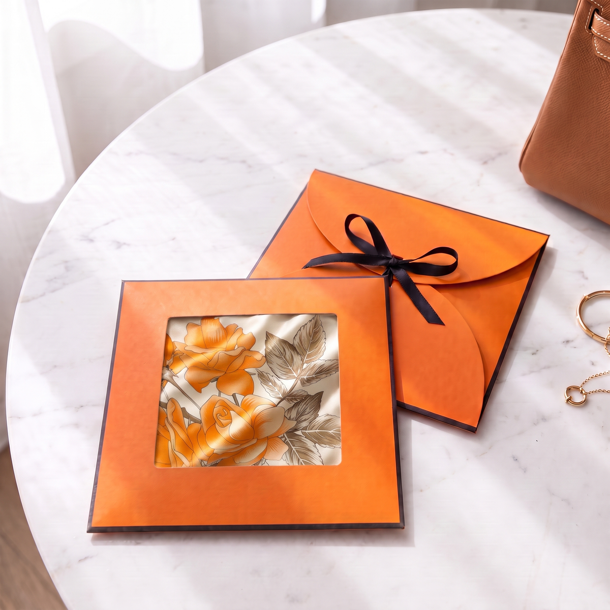 Gift packaging presented in its gift box