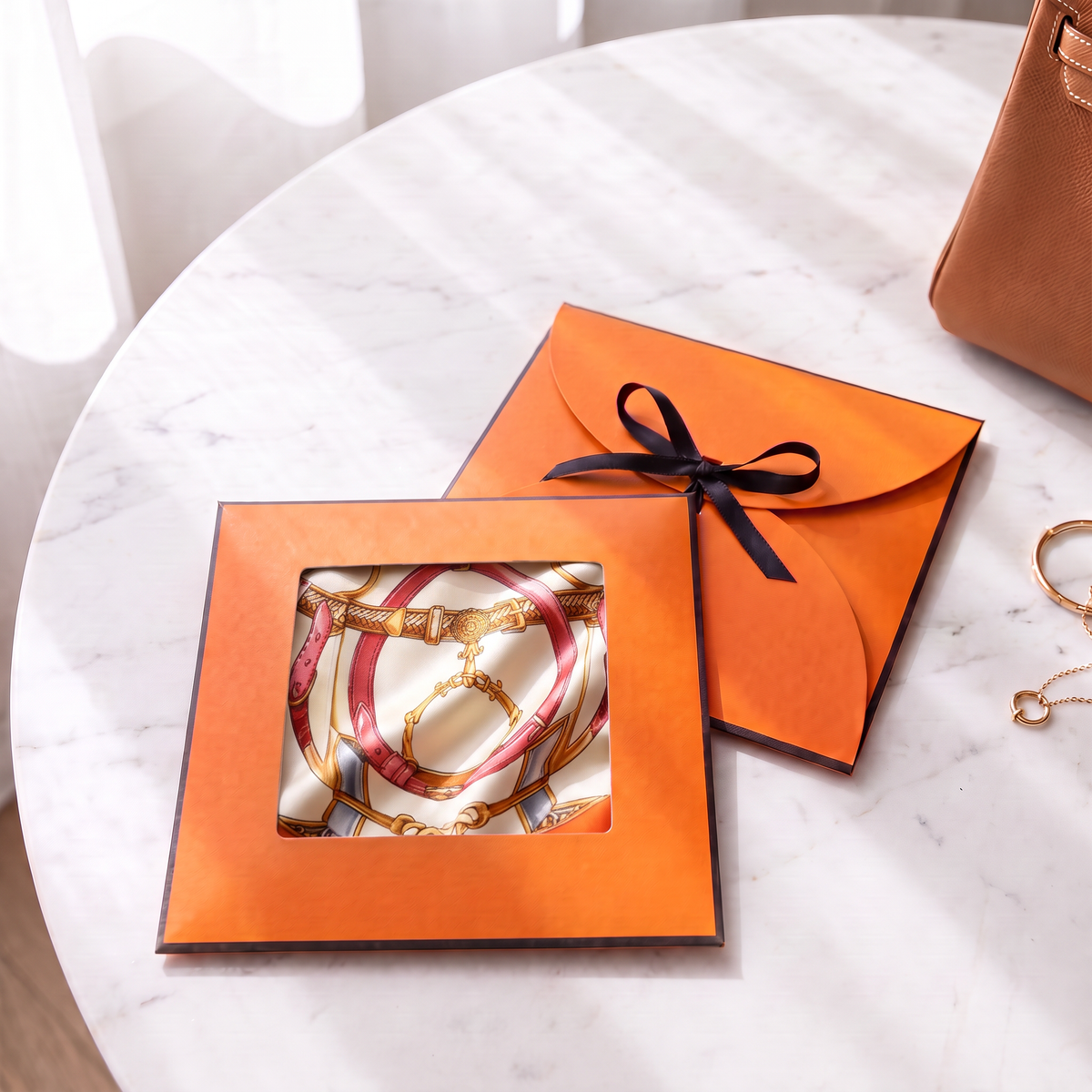 Gift packaging presented in its gift box