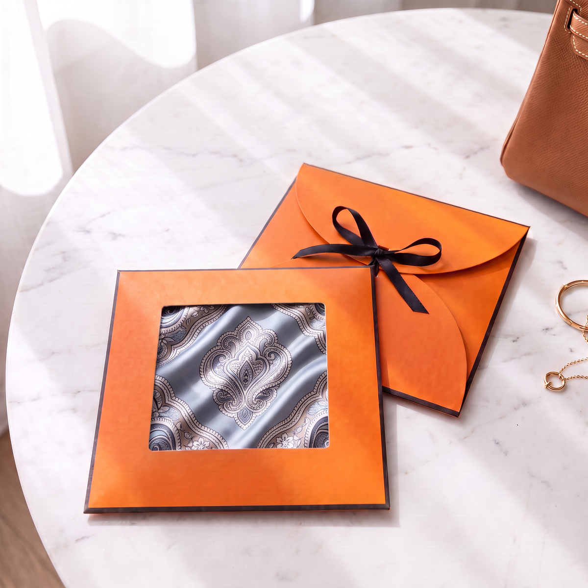 Gift packaging presented in its gift box