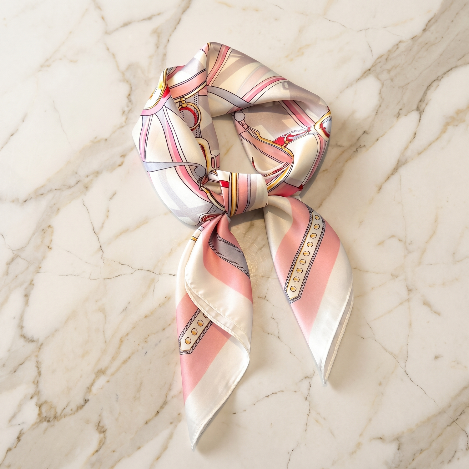 Bracksley multicolor klassisch satin scarf for women, 27 inch square — view 1