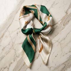 Bracksley multicolor klassisch satin scarf for women, 27 inch square — view 1