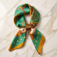 Bracksley multicolor klassisch satin scarf for women, 27 inch square — view 1