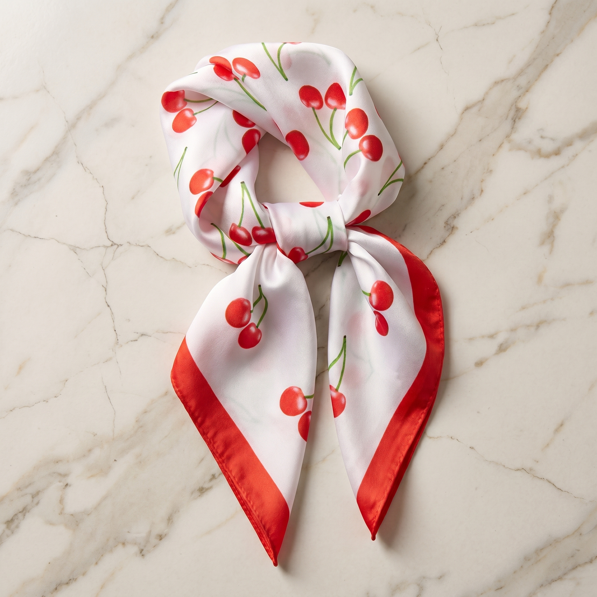 Bracksley multicolor floral satin scarf for women, 27 inch square — view 1
