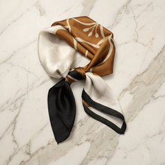 Bracksley multicolor klassisch satin scarf for women, 27 inch square — view 1