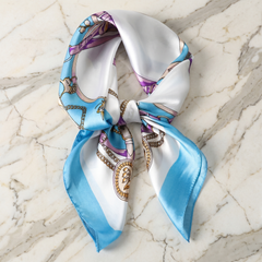 Bracksley multicolor klassisch satin scarf for women, 27 inch square — view 1