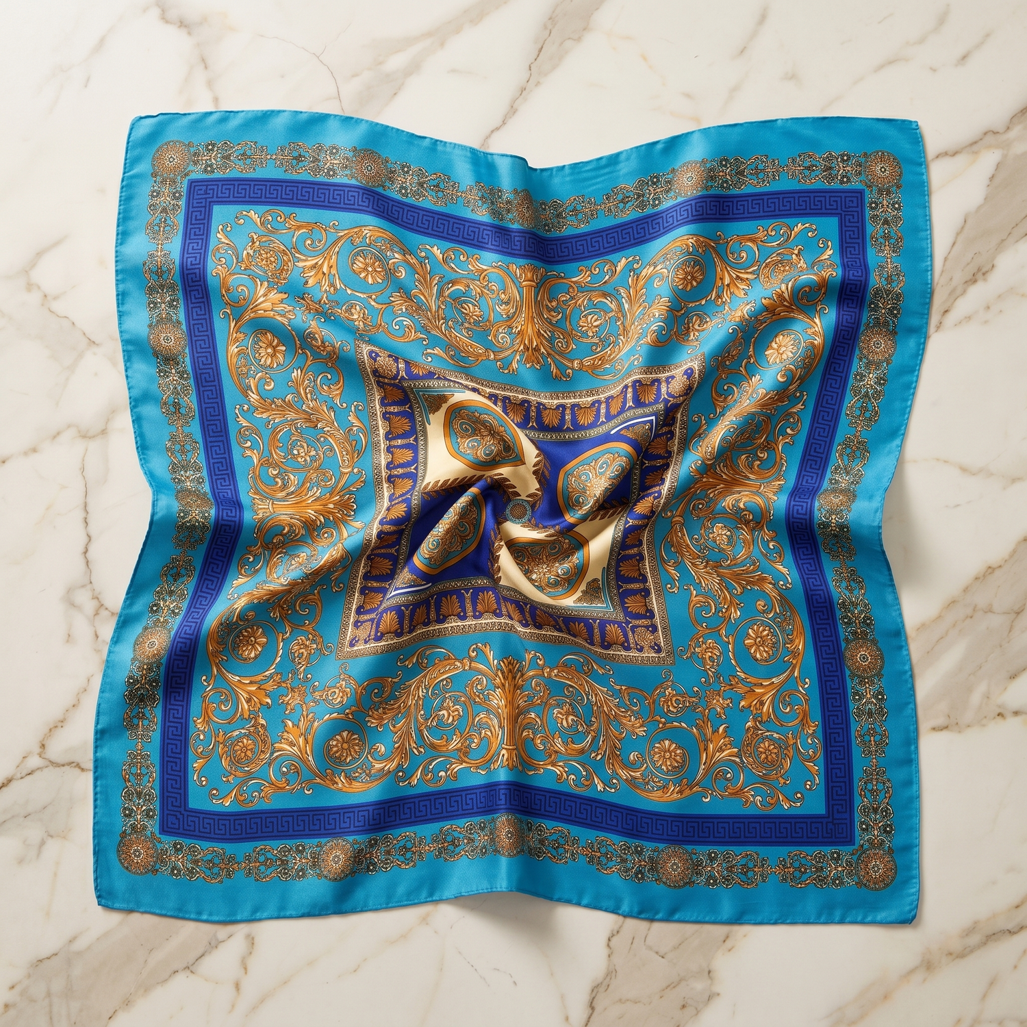 Bracksley multicolor klassisch satin scarf for women, 27 inch square — view 1