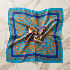 Bracksley multicolor klassisch satin scarf for women, 27 inch square — view 1