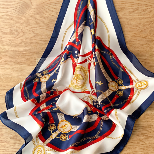 Bracksley multicolor klassisch satin scarf for women, 27 inch square — view 1