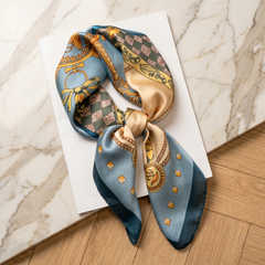 Bracksley multicolor klassisch satin scarf for women, 27 inch square — view 1
