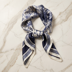 Bracksley multicolor klassisch satin scarf for women, 27 inch square — view 1