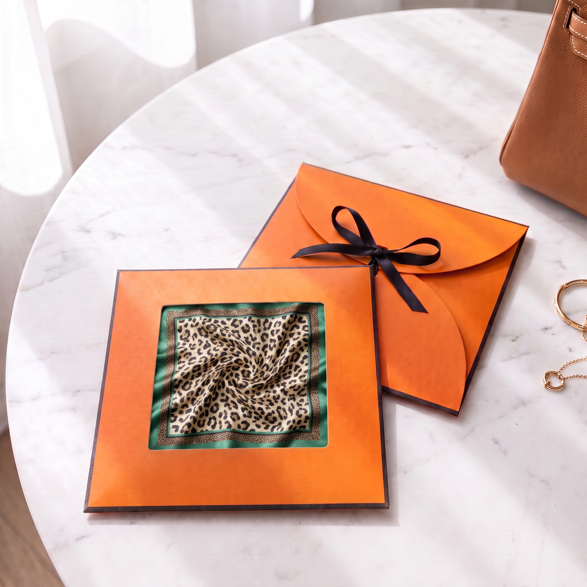 Gift packaging presented in its gift box