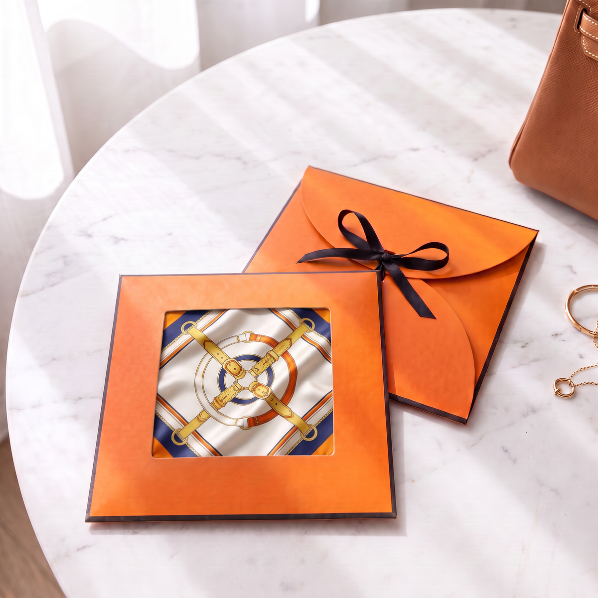 Gift packaging presented in its gift box