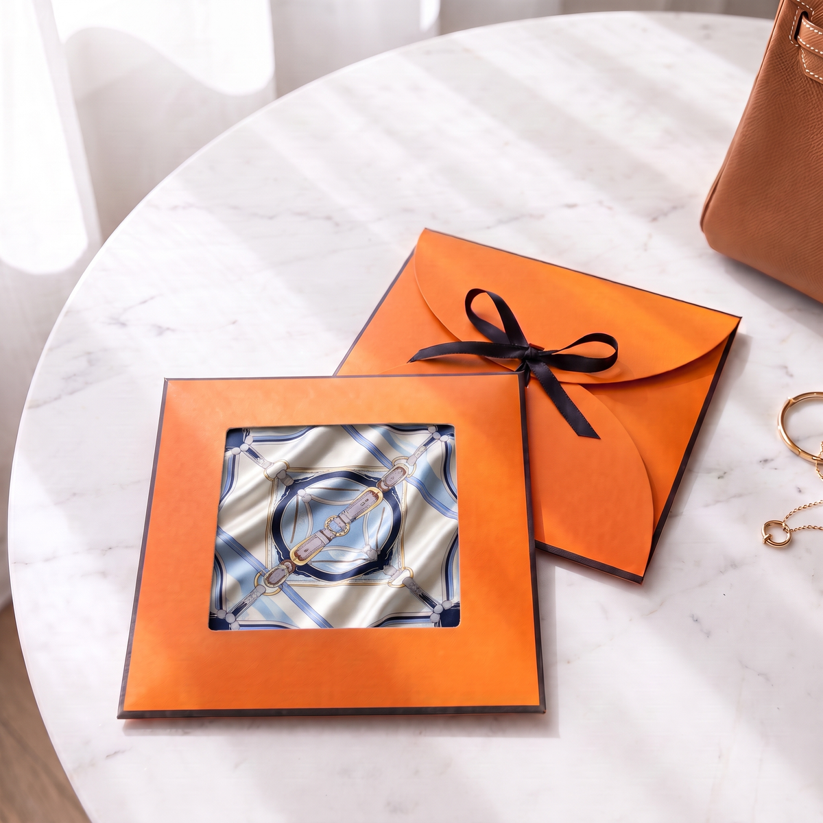 Gift packaging presented in its gift box